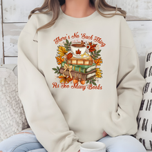 Load image into Gallery viewer, Wholesale Fall Too Many Books Sweatshirt - Sand Sweatshirt
