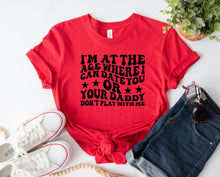 Load image into Gallery viewer, Wholesale Date You or Your Daddy Graphic Tee - Black
