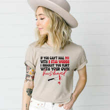 Load image into Gallery viewer, Wholesale Flirt With Your Own Husband Graphic Tee - Ash
