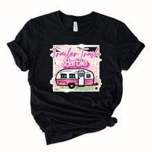 Load image into Gallery viewer, Wholesale Trailer Trash Barbie Graphic Tee - White
