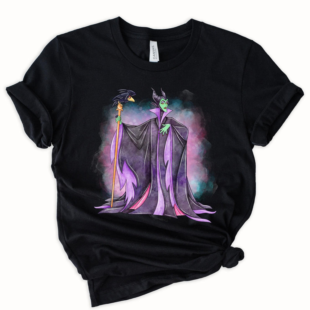 Watercolor Villain Maleficent