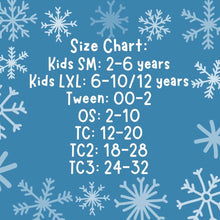 Load image into Gallery viewer, Ready To Ship - Blue Guy Santa Leggings
