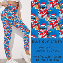 Load image into Gallery viewer, Ready To Ship - Blue Guy Santa
