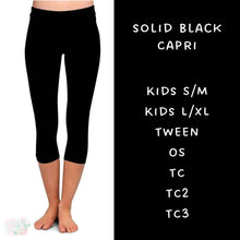Load image into Gallery viewer, Ready To Ship - Blackout Capris
