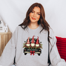 Load image into Gallery viewer, Wholesale Christmas Gnomes Truck Sweatshirt - Grey Sweatshirt
