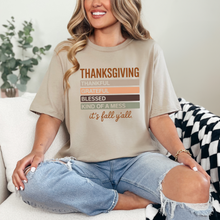 Load image into Gallery viewer, Wholesale Thanksgiving It's Fall Sweatshirt or Graphic Tee - Tan Tee
