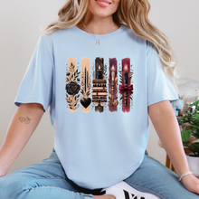 Load image into Gallery viewer, Wholesale Books and Candles Graphic Tee - Baby Blue Tee
