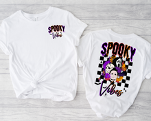Load image into Gallery viewer, Wholesale Horror Spooky Vibes Graphic Tee - Ash Grey
