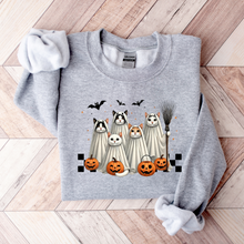 Load image into Gallery viewer, Wholesale Spooky Cats - Grey Tee
