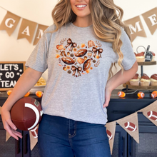 Load image into Gallery viewer, Wholesale Fall Heart Graphic Tee - Grey Tee
