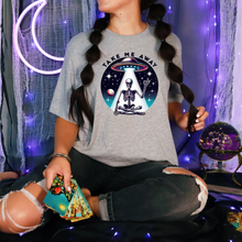 Load image into Gallery viewer, Wholesale Take me away Skeleton Graphic Tee - Grey Tee
