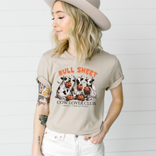 Load image into Gallery viewer, Wholesale Bull sheet cow lover club Graphic Tee - Ash Grey Tee
