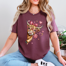 Load image into Gallery viewer, Valentine Cow Graphic Tee
