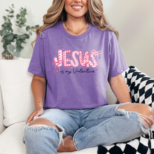 Load image into Gallery viewer, Pink Jesus is My Valentine Graphic Tee
