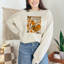 Load image into Gallery viewer, Wholesale Fall Touchdown Graphic Tee or Sweatshirt - Natural Tee
