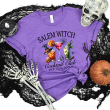 Load image into Gallery viewer, Wholesale Salem Witch Cocktail Club - Ash Tee
