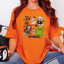 Load image into Gallery viewer, Wholesale Tis The Season Halloween Graphic Tee - Orange
