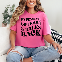Load image into Gallery viewer, Wholesale Expensive &amp; Difficult Graphic Tee - Charity Pink Tee
