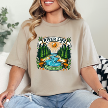 Load image into Gallery viewer, Wholesale River Life Beaches Be Salty Graphic Tee - Tan Tee
