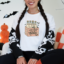 Load image into Gallery viewer, Wholesale Just here for the boos Graphic Tee - White Tee
