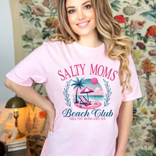 Load image into Gallery viewer, Wholesale Salty Moms Beach Club Graphic Tee - Pink Tee
