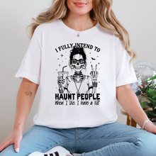 Load image into Gallery viewer, Wholesale Haunt People Graphic Tee - White Tee
