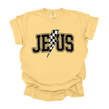 Load image into Gallery viewer, Wholesale Jesus Lightning Graphic Tee - CC Wine Tee
