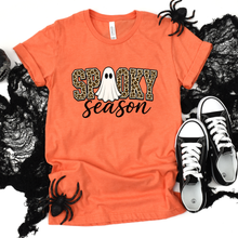 Load image into Gallery viewer, Wholesale Spooky Season Ghost Graphic Tee - Heather Orange
