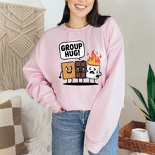 Load image into Gallery viewer, Wholesale Group Hug Smores Sweatshirt - Light Pink Sweatshirt
