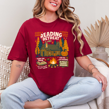 Load image into Gallery viewer, Wholesale Reading Retreat Graphic Tee - Cardinal Red Tee
