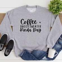 Load image into Gallery viewer, Wholesale Coffee &amp; Baggy Sweater - Grey Sweatshirt
