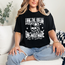 Load image into Gallery viewer, Wholesale Livin the Dream Graphic Tee - Black Tee
