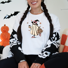 Load image into Gallery viewer, Wholesale Bougie Halloween Graphic Tee - White Tee
