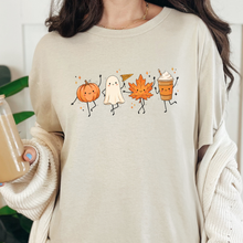 Load image into Gallery viewer, Wholesale Dancing Fall Friends Graphic Tee - Natural
