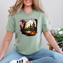 Load image into Gallery viewer, Wholesale Spooky Forest Graphic Tee - Sage Tee
