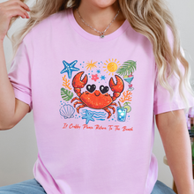 Load image into Gallery viewer, Wholesale Crabby Beach Graphic Tee - Lilac Tee
