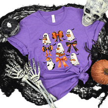 Load image into Gallery viewer, Wholesale Bookish Ghost Coquette Graphic Tee - Grey Tee

