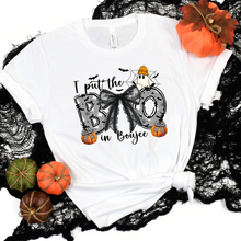 Load image into Gallery viewer, Wholesale Boo in Boujee Graphic Tee - White Tee
