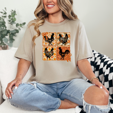 Load image into Gallery viewer, Wholesale Fall Chickens Graphic Tee - Tan Tee
