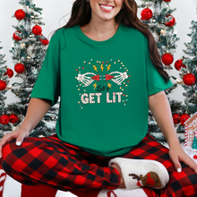 Load image into Gallery viewer, Wholesale Let's Get Lit Graphic Tee - Kelly Tee
