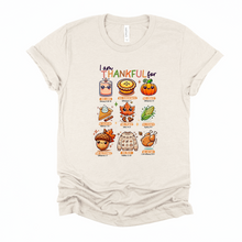Load image into Gallery viewer, Wholesale Fall I Am Thankful For - Heather Charcoal Tee
