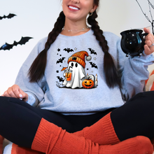Load image into Gallery viewer, Wholesale Spooky Ghost Coffee - White Tee
