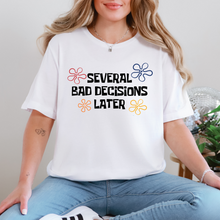 Load image into Gallery viewer, Wholesale Several Bad Decisions Graphic Tee - White Tee
