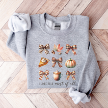 Load image into Gallery viewer, Wholesale I love Fall - Grey Sweatshirt
