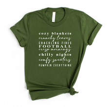Load image into Gallery viewer, Wholesale Pumpkin everything - Olive Tee
