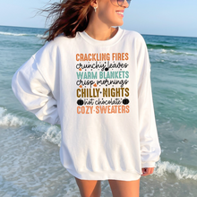 Load image into Gallery viewer, Wholesale Crackling Fires and Cozy Sweaters Sweatshirt - White Sweatshirt
