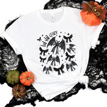 Load image into Gallery viewer, Wholesale Bat Shit Crazy Bow Graphic Tee - White Tee
