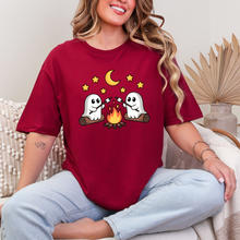 Load image into Gallery viewer, Wholesale Roasting Marshmallows Graphic Tee - Cardinal Red Tee
