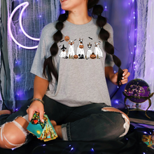 Load image into Gallery viewer, Wholesale Halloween Dogs Graphic Tee - Grey Sweatshirt
