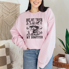 Load image into Gallery viewer, Wholesale Not My Dumpster Sweatshirt - Light Pink Sweatshirt
